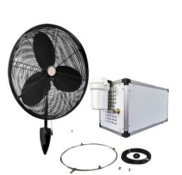 Mist Fan with 24 Inch OSC Outdoor Fans, 1500 PSI Misting Pump