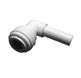 Polypropylene Stem Elbow Connector 3/8 Stem x 3/8