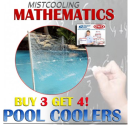 Pool Cooler Summer Offer- inground pool cooler (Pack of 4) easy to install attaches to the pool jets no power needed to operate.
