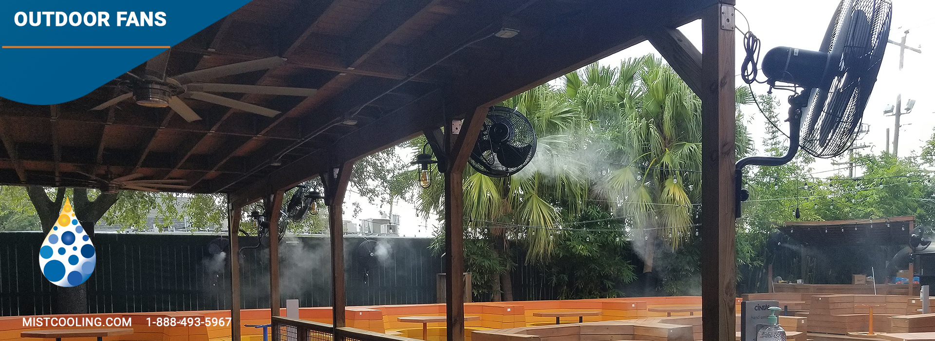Outdoor Mist fans-High velocity