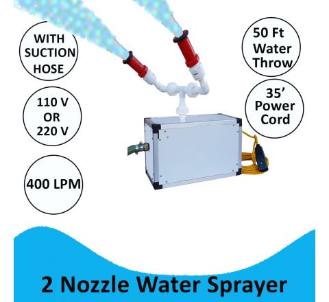 2 Nozzle Water Sprayer for Fire Suppression