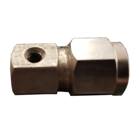  3/8 Inch - End Plug - With 10/24 Nozzle Thread - Stainless Steel