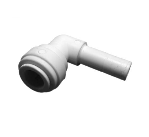 Polypropylene Stem Elbow Connector 3/8 Stem x 3/8