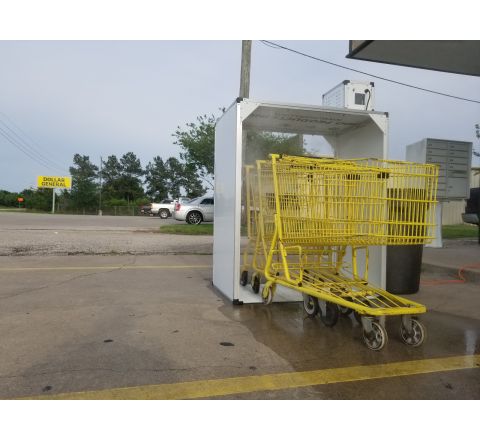 Sanitization System for Shopping Cart