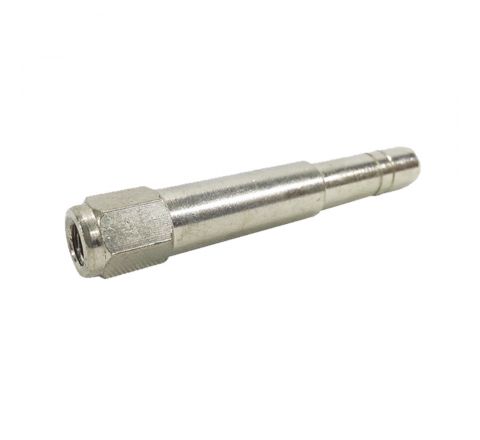 Straight Nozzle Adapter w/ 10/24 Thread Works with 1/4'' Push Lock Fittings 1500PSI Rated Gives A 2'' Extension. Used on applications that need that extra extension.